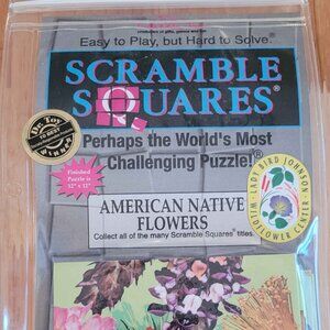 Vintage Scramble Square Puzzle ~ Flowers